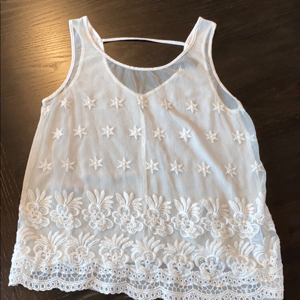Lace tank